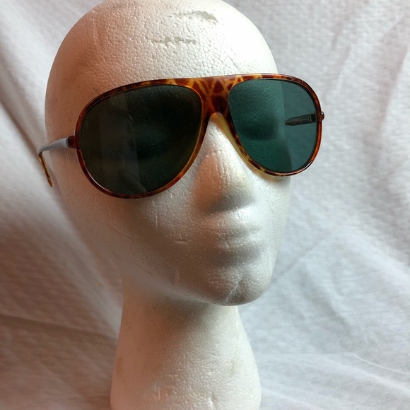 Vtg Tortoise Shell Pattern Aviators - Picture 2 of 7